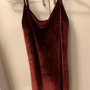 velvet hollister dress